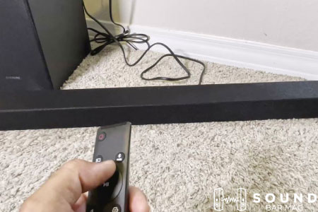 Relinking the subwoofer to the soundbar
