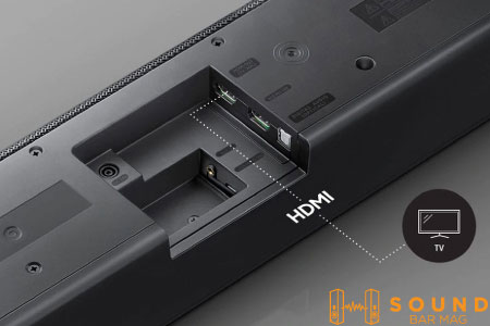 HDMI port on the Soundbar