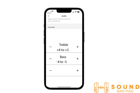 LG Soundbar Bass and Treble Settings