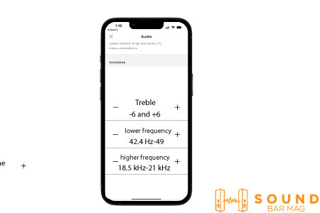 SAMSUNG Soundbar Bass and Treble Settings