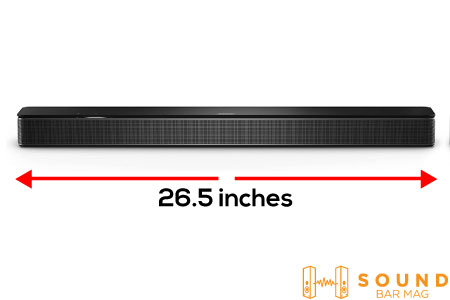 Bose 300 Soundbar Size and Design