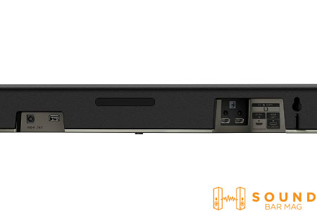 Connectivity options of Sony HTX8500 soundbar