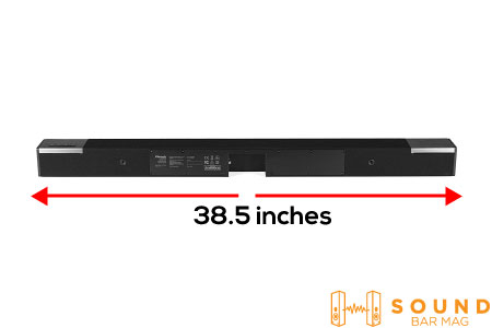 Klipsch Cinema 400 Soundbar Size and Design