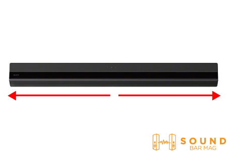 Size and Design of Sony HT-Z9F soundbar