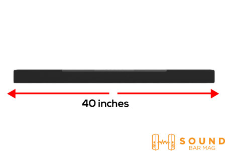 Size and Design of VIZIO M512a-H6 soundbar