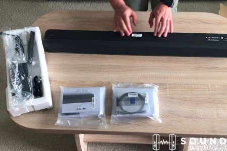 Unboxing the HT X8500 Soundbar