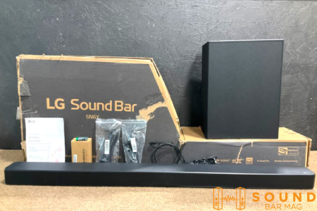 Unboxing the LG SN6Y Soundbar